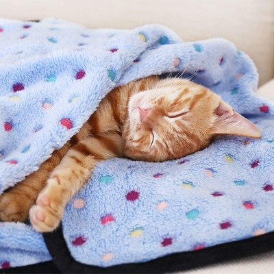 Pet Blanket Coral Flannel Dog Cat Quilt Dog Nest Mat Best Puppy Blankets