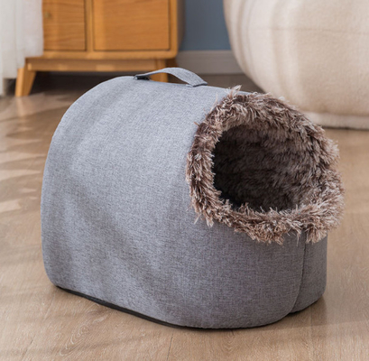 Cat Small Amazon Cat Bed Cave Pets Igloo Bed Hideout Cave Cushion Washable