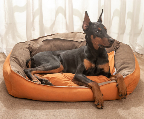 Washable Large Dog Cushion Comfortable And Warming Rectangle Dog Bed