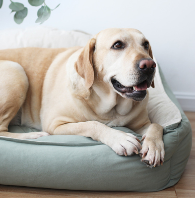 Washable Large Dog Cushion Comfortable And Warming Rectangle Dog Bed