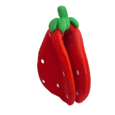 Cross Border Strawberry Dog Bed Pet House Cat House Small Dog House Wholesale Removable And Washable Mat Dog House