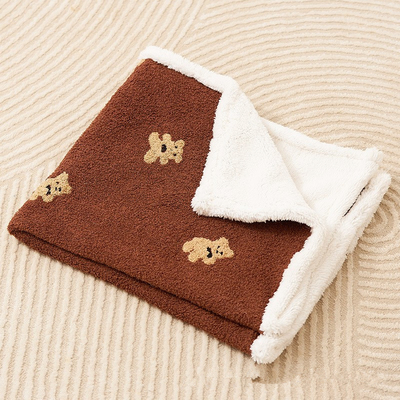 Pet Blanket Autumn Winter Warm Soft Dog Blanket Cat Mat Plaid Carpet Flannel Small Dog Blanket