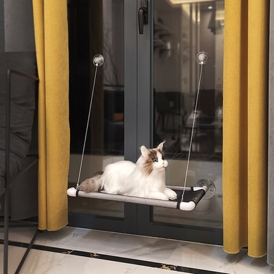 Cat Hammock Pet Supplies Suction Cup Cat Window Seat Cat Climbing Frame Strong Suction Support Customized Cat Nest