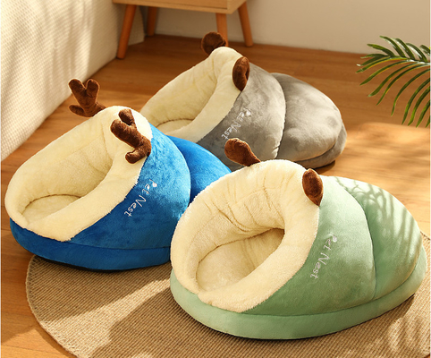 Washable Cat Cushion Bed For Small Medium Dog Cat Waterproof Surface Bottom