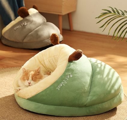 Washable Cat Cushion Bed For Small Medium Dog Cat Waterproof Surface Bottom
