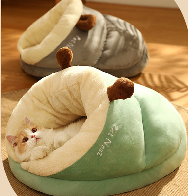 Washable Cat Cushion Bed For Small Medium Dog Cat Waterproof Surface Bottom
