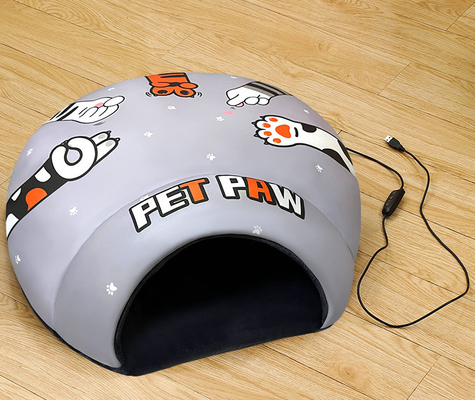 Adjustable Electric Cat Bed Warmerwith Automatic Shut-Off Timer