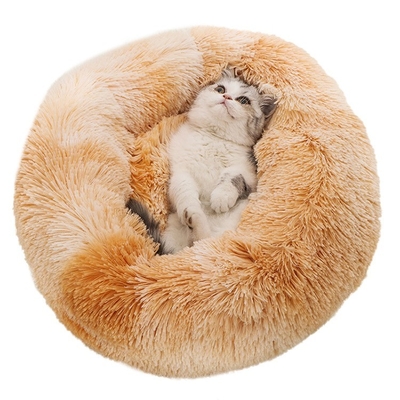 Rainbow Dog Bed Kennel Large Medium And Small Dogs Thickened Plush Round Kennel Pad Cat Pad Dog Bed Amazon
