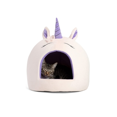 New Unicorn Dog Bed Unicorn Cat Nest Cat Nest Warm In Winter Plush Cat Nest All Seasons Universal Dog Nest
