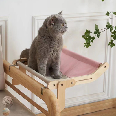 Hanging Cat Bed With Stand Mount Hammock Window Seat Bed Shelves For Indoor Cats