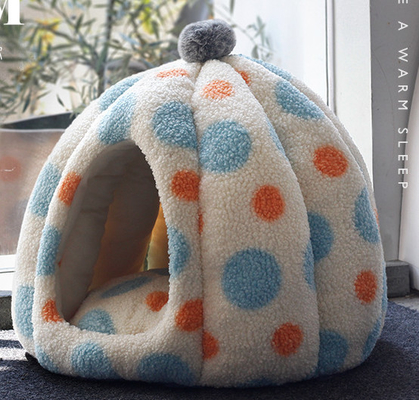 Machine Washable Small Kitten Bed With Waterproof Bottom