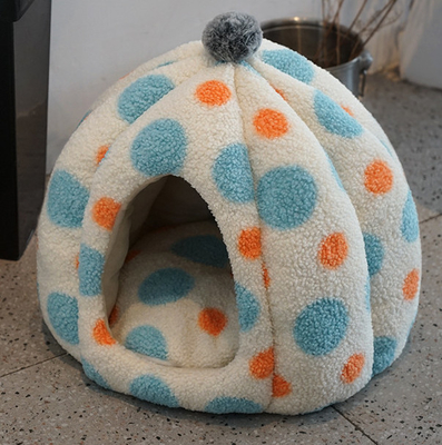 Machine Washable Small Kitten Bed With Waterproof Bottom