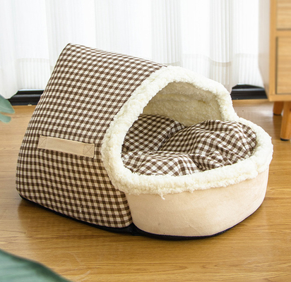 self warming cat cave Soft Velvet & Waterproof Oxford Two-Sided Cushion