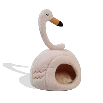 Cute Hamster Cotton Nest Thickened Plush Fabric Magic Bird Pet House Winter Warm Flamingo Dog Bed