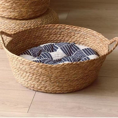 Cane Cat Nest Dog Bed Rattan All Year Round Universal Online Red Cat Supplies Cat House Pet House Villa Pucat Bed