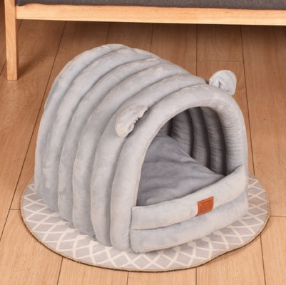 Soft Plush Premium Cotton No Deformation Cave Bed Cat