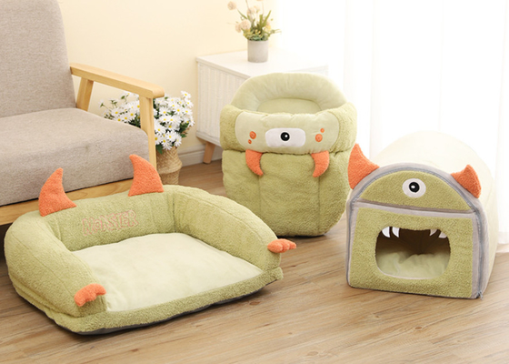 Cozy Soft Durable Washable Cat In Cat Bed With Non-Slip Bottom For Indoor Puppy And Kitten