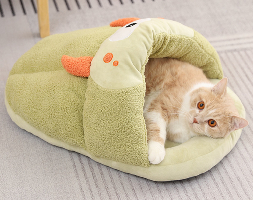 Cozy Soft Durable Washable Cat In Cat Bed With Non-Slip Bottom For Indoor Puppy And Kitten