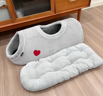 Tunnel Bed For Cats With Central Mat For Kitten,Cat,Puppy