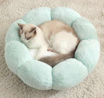 Cat Nest Flower Shape Floral Cat Bed Cute And Comfortable