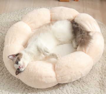 Cat Nest Flower Shape Floral Cat Bed Cute And Comfortable