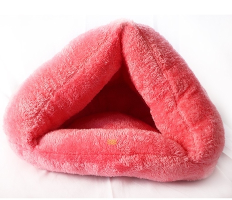 Triangle Cat Bed Dog House Pet House Winter Warm Semi Closed Slippers Pet Supplies