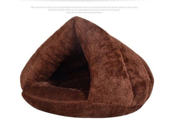 Triangle Cat Bed Dog House Pet House Winter Warm Semi Closed Slippers Pet Supplies