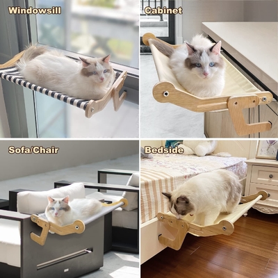 Cat Hammock Window Cat Bed Hanging Type Cat Window Bed Amazon Wooden Hammock Cat Pet Cat Climbing Hanging Bed