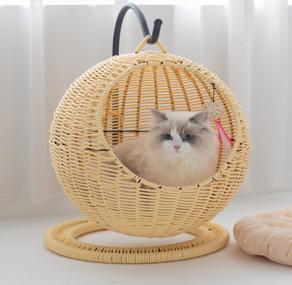 Wicker Cat Cat Sling Bed Basket Swinging Pet House