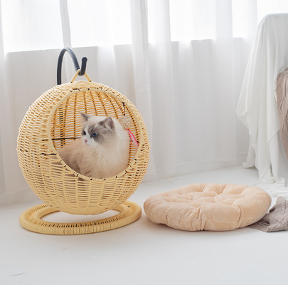 Wicker Cat Cat Sling Bed Basket Swinging Pet House