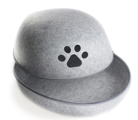 Handmade 100% Merino Fleece Cat Bed For Kittens
