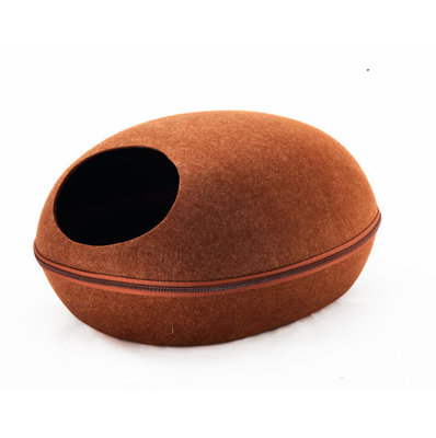 Handmade 100% Merino Fleece Cat Bed For Kittens