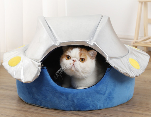 Rocket Pet Bed Mat Litter Yurt Cat Sleeping Bag Bed Removable
