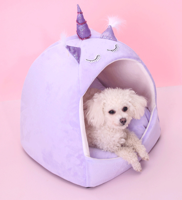 Covered Domed Giant Cat Bed Cave Shaped Cute Washable