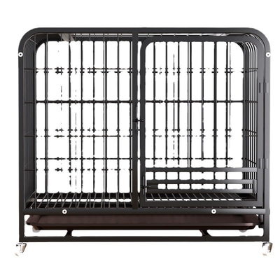 Pet Dog Cage Small Medium-Sized Dog Crate In Bedroom Foldable Portable Indoor Household With Toilet Teddy Dog Cage Bold
