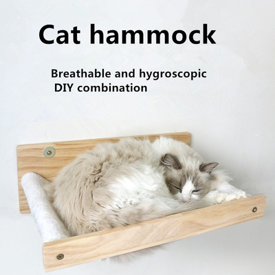 New Cat Dual-Use Hammock Wall Mounted Cat Bubble Soft Wood Small Pet Cat Nest DLY Self-Made Anti Scratch Cage In Stock