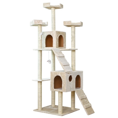 Pet Supplies Four Poster Cat Bed Toy Cat Climbing Frame Cat Scratch Board Cat Tree Cat Hammock