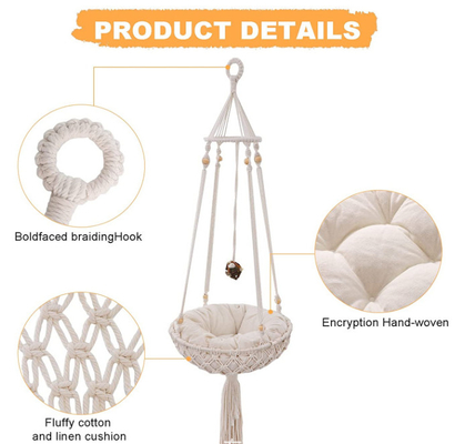 Cat Hammock Macrame Cat Basket Bed For Cats