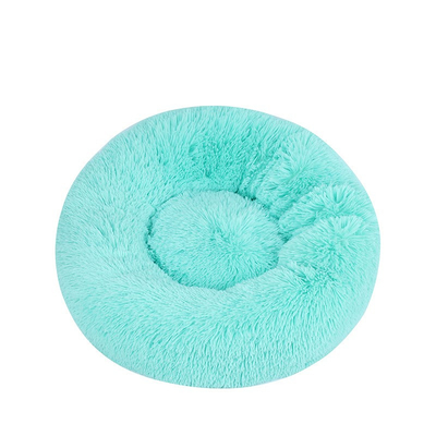 Pink Fluffy Dog Bed Mat Round Pet House Winter Warm Dog Pad Pet Supplies