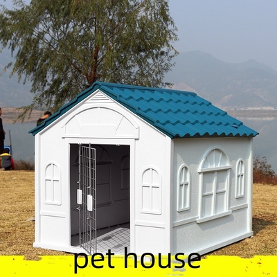 Outdoor Plastic Cat Igloo Teddy Golden Hair Large Dog House Medium Four Season