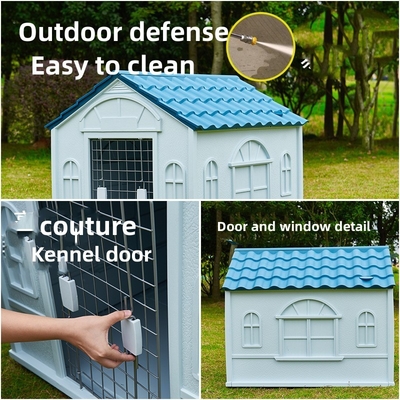 Outdoor Plastic Cat Igloo Teddy Golden Hair Large Dog House Medium Four Season
