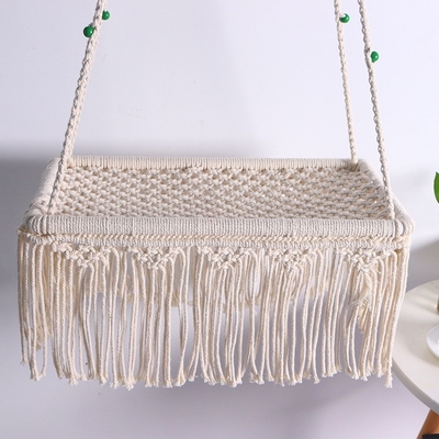 Tapestry Lace Cat Bed Cotton Rope Swing Chair Bohemian Cat Hammock