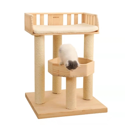 Detachable Modern Cat Tree Cat Climbing Frame Skin Friendly