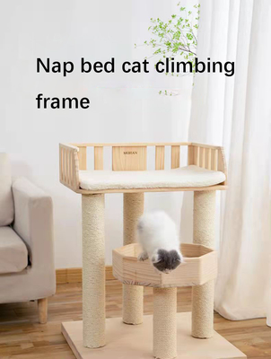 Detachable Modern Cat Tree Cat Climbing Frame Skin Friendly