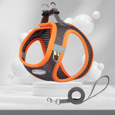 Lightweight Design Mesh Pet Harness Vest For Ensure The Safety