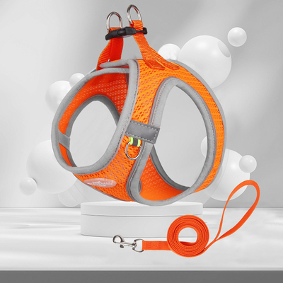 Lightweight Design Mesh Pet Harness Vest For Ensure The Safety