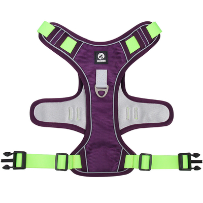 Reflective Dog Oxford Adjustable Straps Harness Vests For Safe Walking