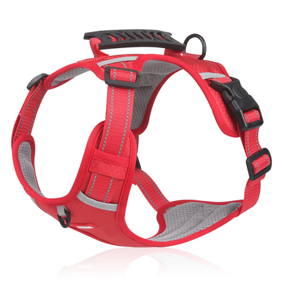 Lightweight Pet Oxford Cloth Harness Vest Reflective Strips For Pets