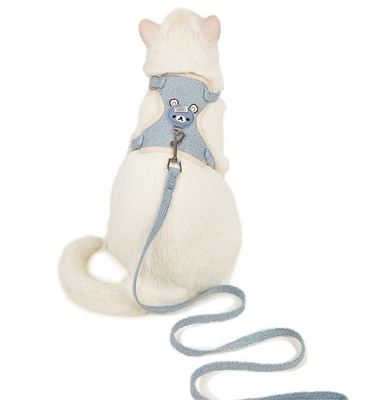 Comfortable Polyester Cotton Linen Pet Harness Leash Cats And Dogs