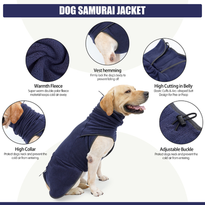 Large Dogs Fleece Material Pet Winter Clothing Soft And Cozy